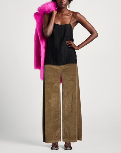 Woman Pants Taupe Size L Cotton, Modal, Elastane