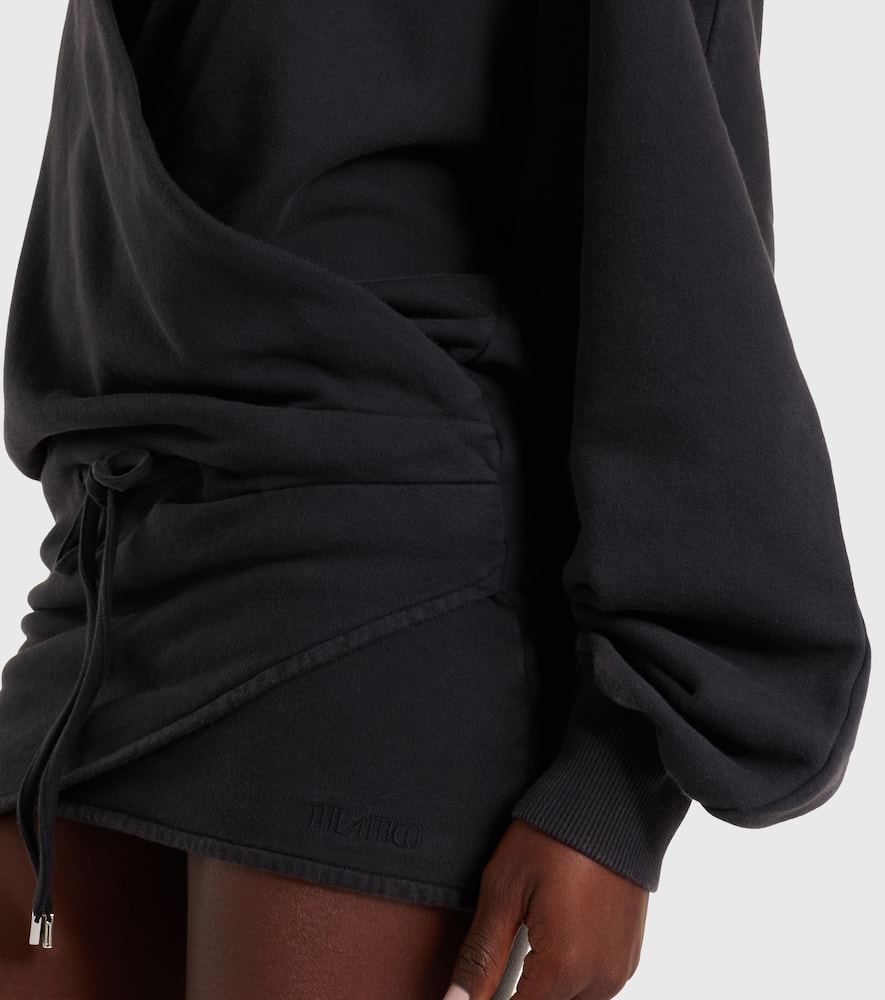 Cotton jersey sweatshirt dress