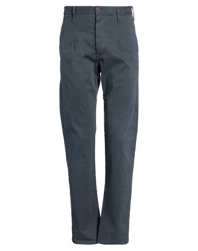 Man Pants Navy Size 28 Cotton, Elastane