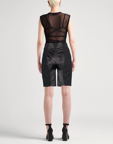 Woman Shorts & Bermuda Shorts Black Size 0 Polyester, Elastane