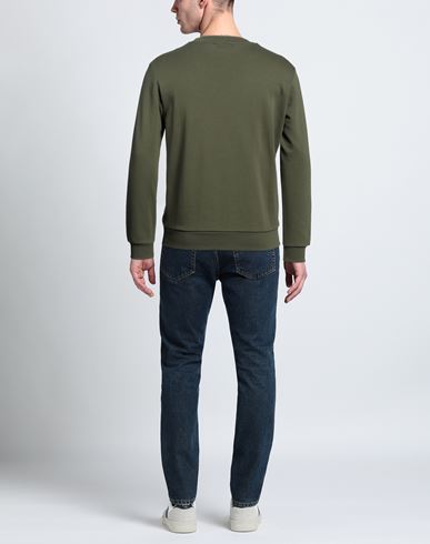 Man Sweatshirt Military green Size XS Cotton