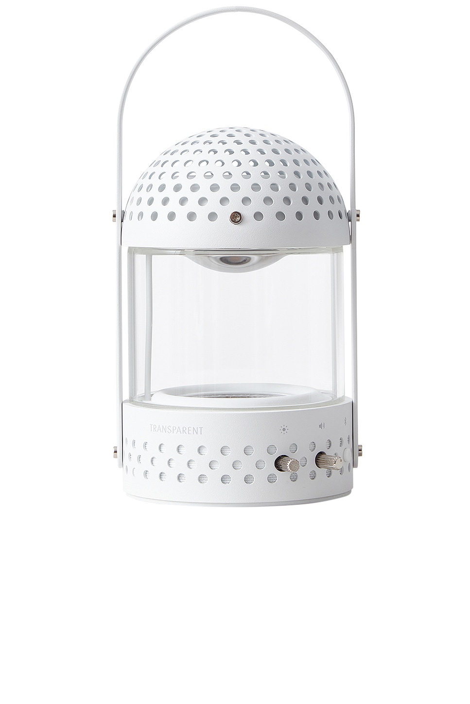 Transparent Light Speaker in White - White. a