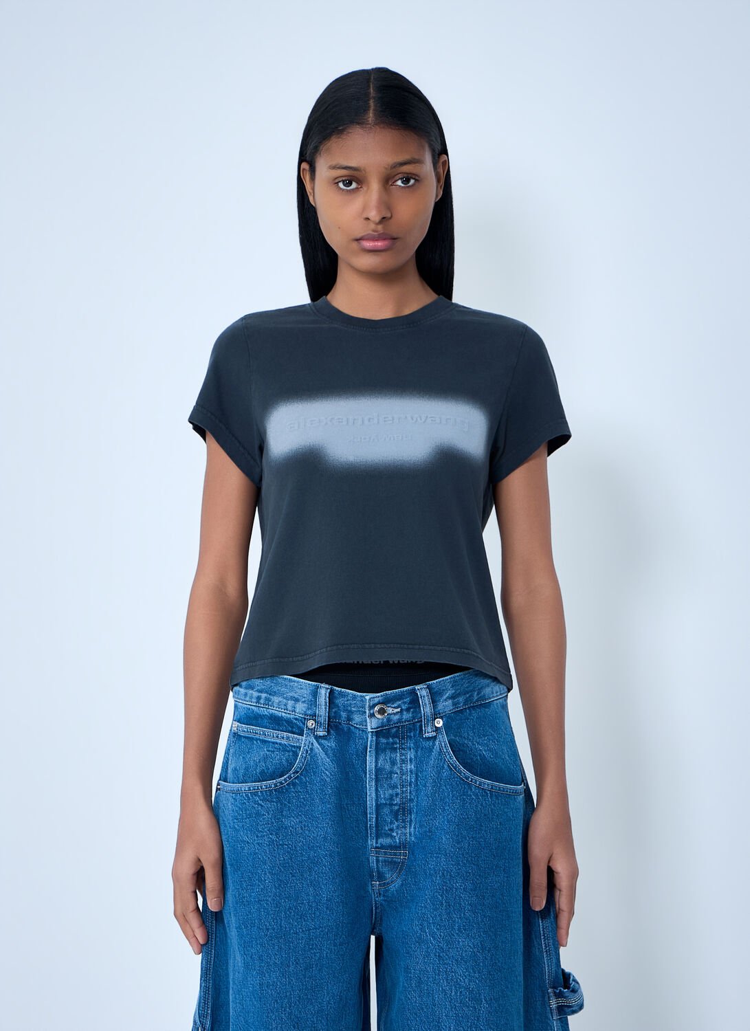Cotton Jersey Logo T-shirt - Woman T