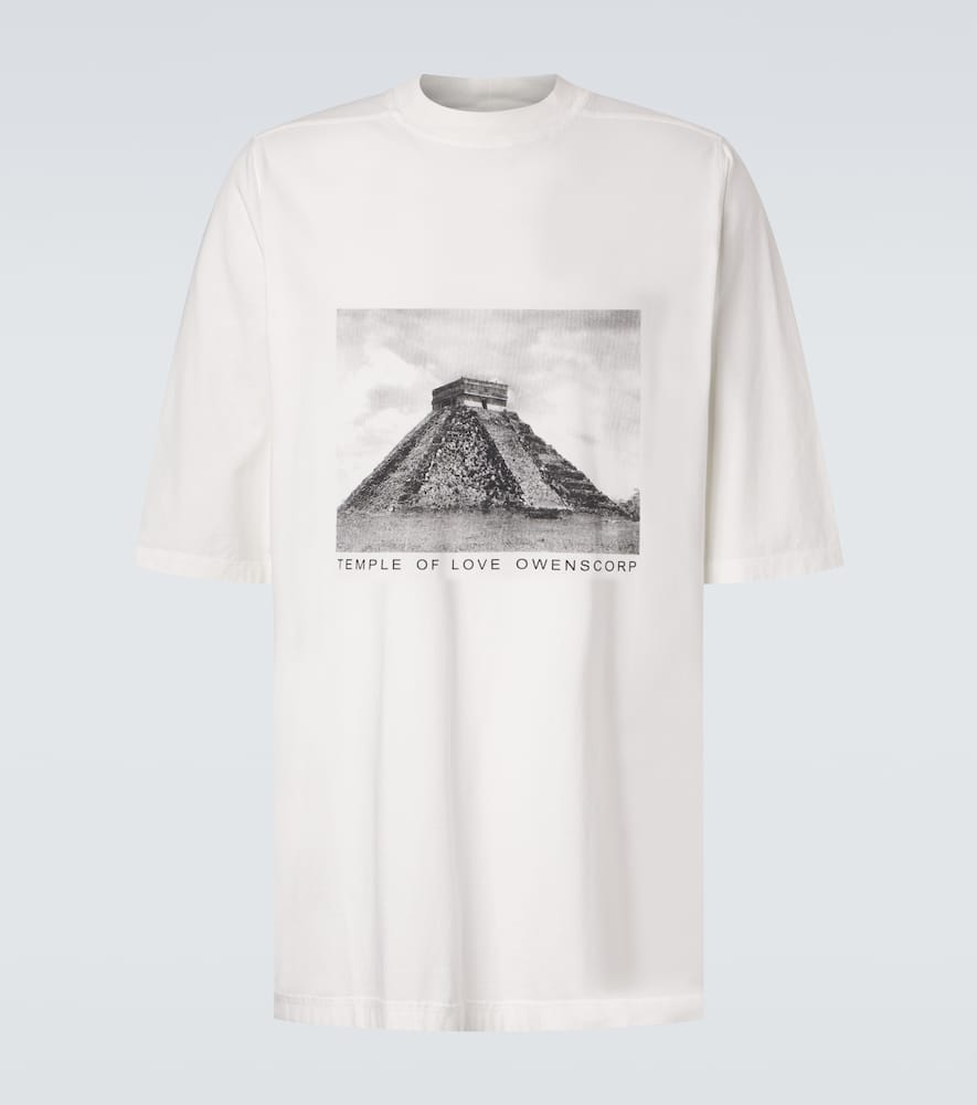 DRKSHDW Jumbo printed cotton jersey T-shirt