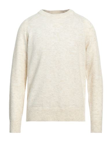 Man Sweater Ivory Size M Recycled polyester, Alpaca wool, Wool, Nylon, Elastane
