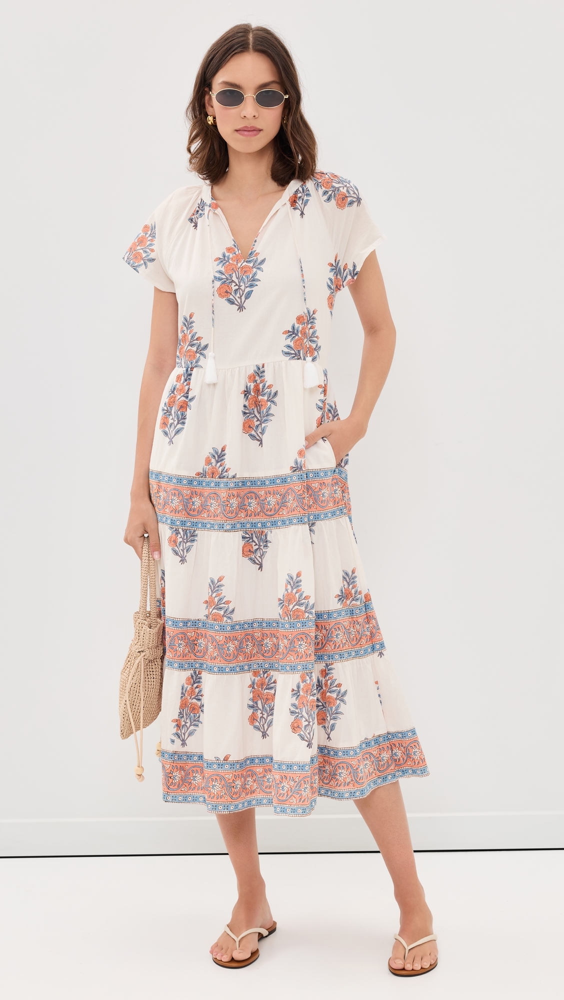 Floral Bouquet Breakers Dress Floral Bouquet