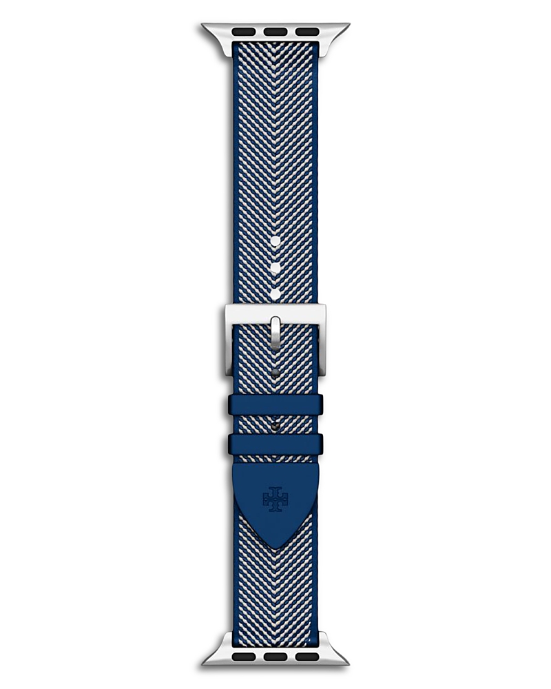 Kira Blue Grosgrain Band for Apple Watch, 38-46mm