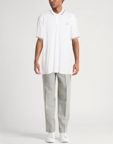Man Polo shirt Off white Size 3XL Cotton