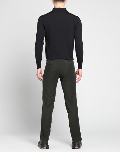 Man Pants Military green Size 32 Cotton, Elastane