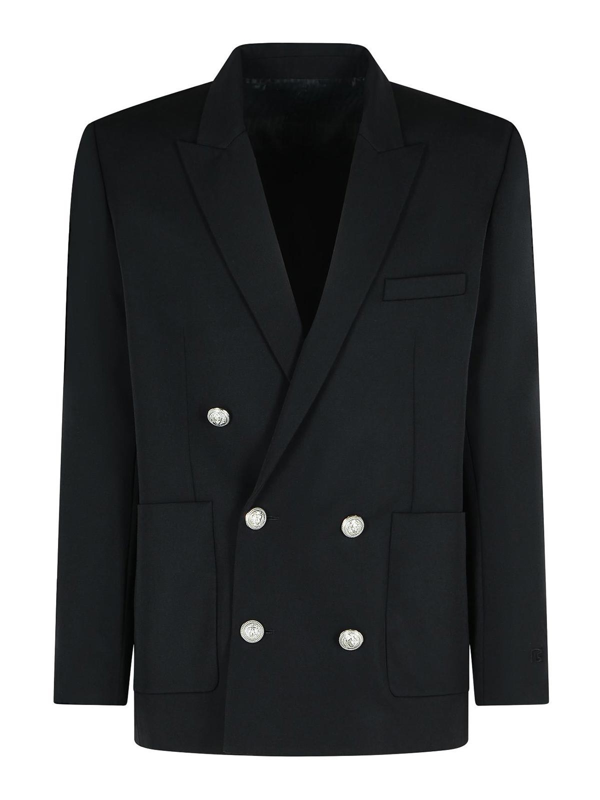 Black Virgin Wool Blazer