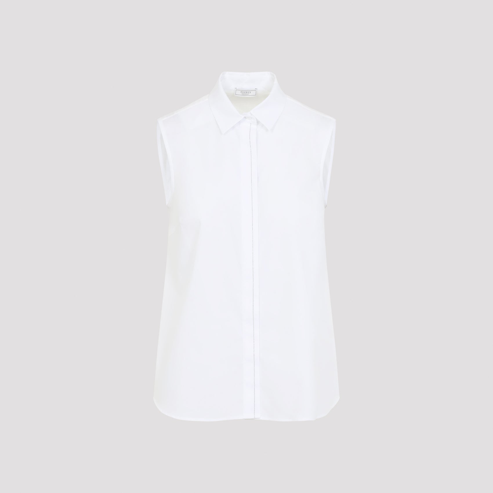 Stretch Cotton Shirt Top