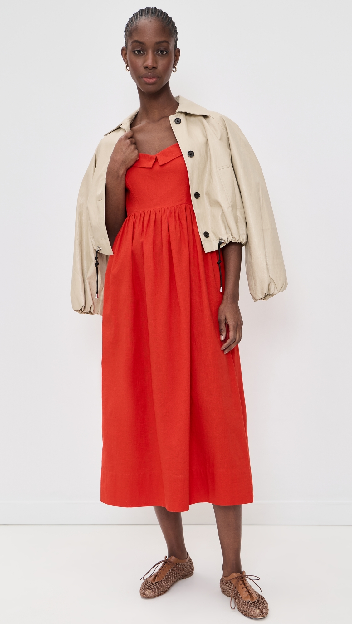 The Verse Dress Hot Red