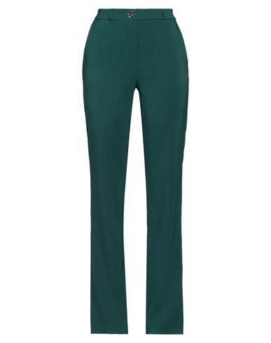 Rinascimento Woman Pants Green Size S Polyester, Elastane