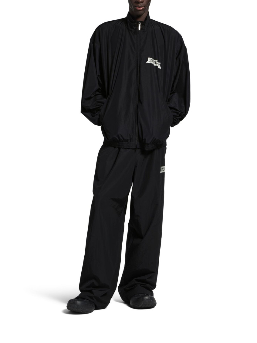Cotton And Nylon Tracksuit Pants