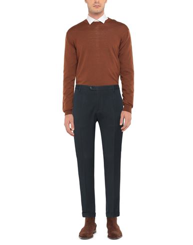 Man Pants Midnight blue Size 38 Polyester, Wool