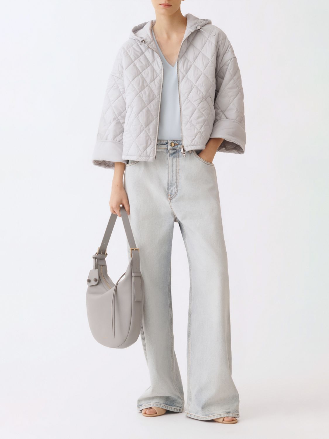 Top Woman color Grey