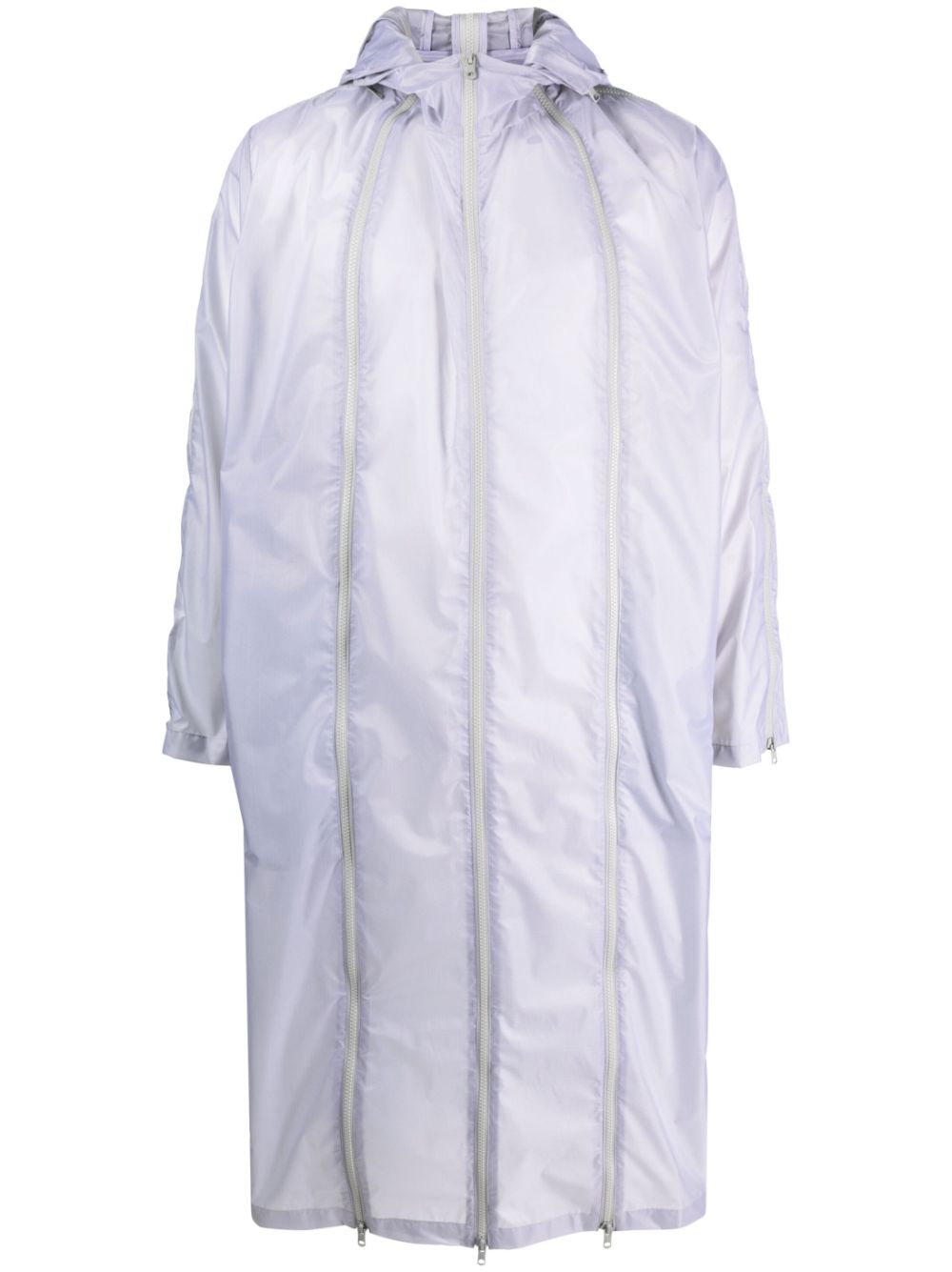 5.0 Coat Center zip-up coat - Grey