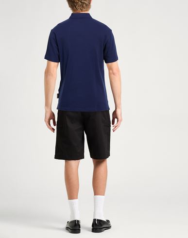 Man Polo shirt Navy Size 4XL Cotton