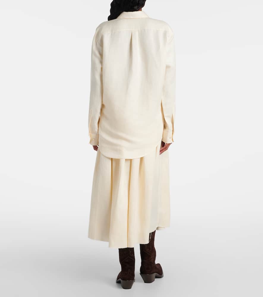 Ferrara linen and silk shirt