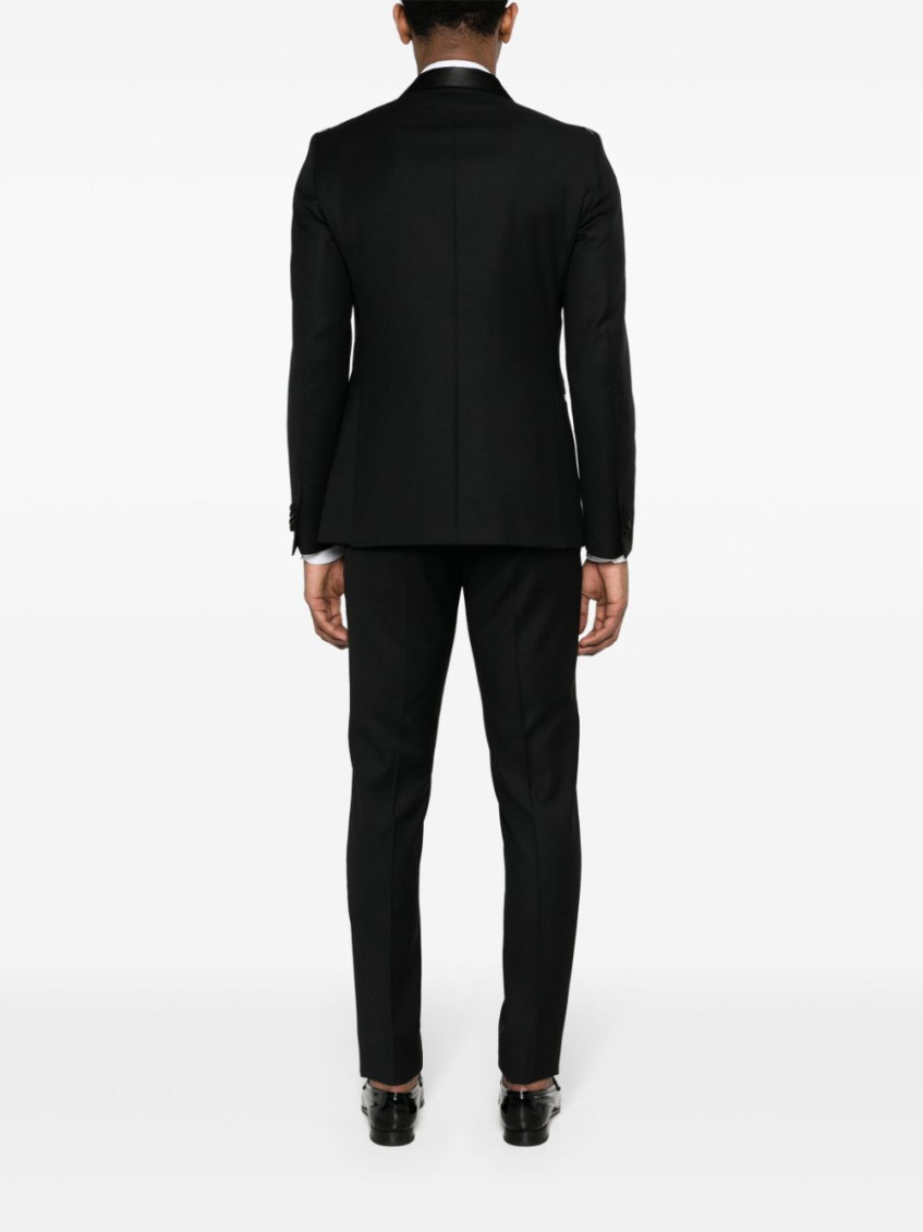 Black Dart Detail Suit