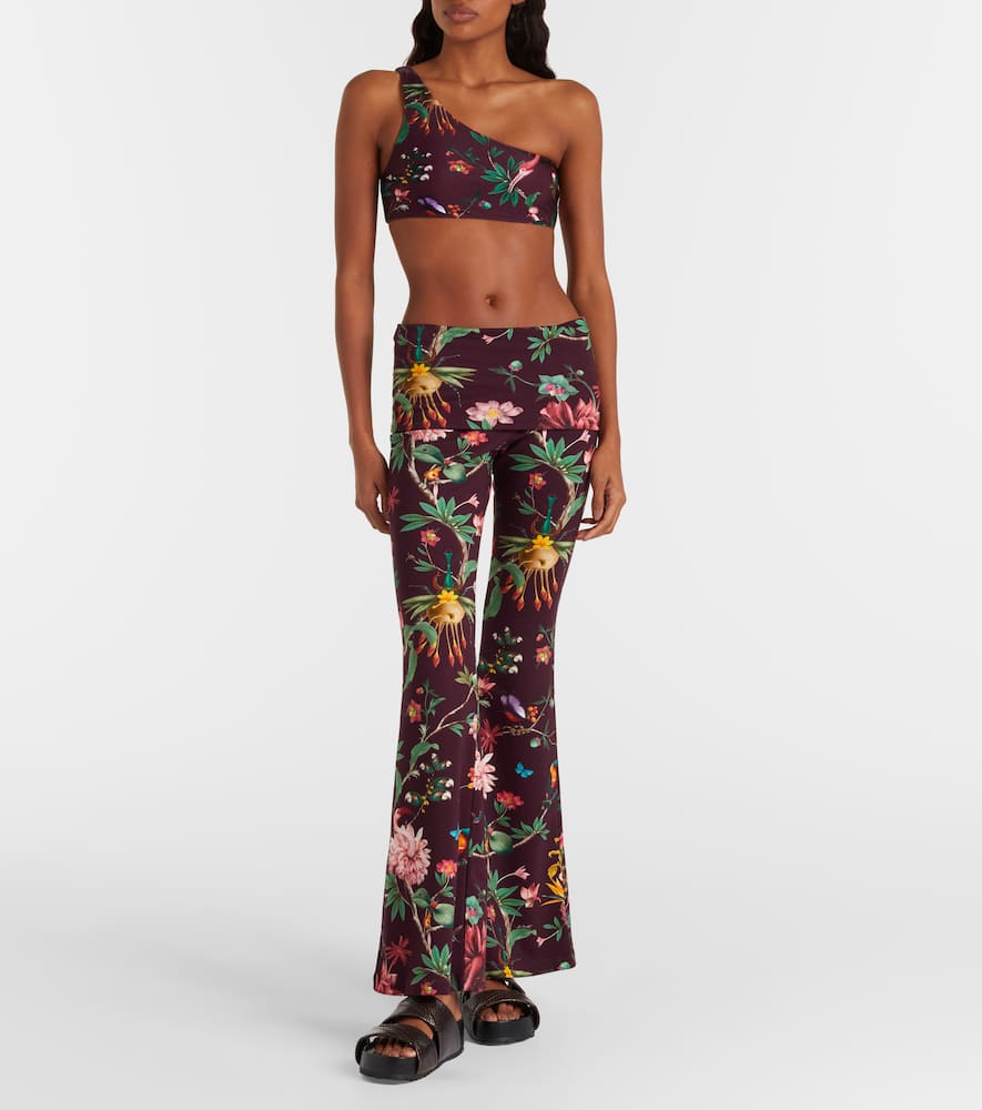 Goddess printed bikini top