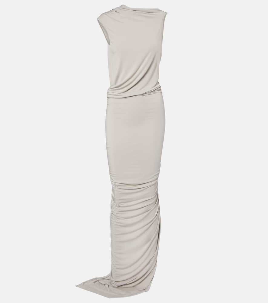 Eva draped jersey gown