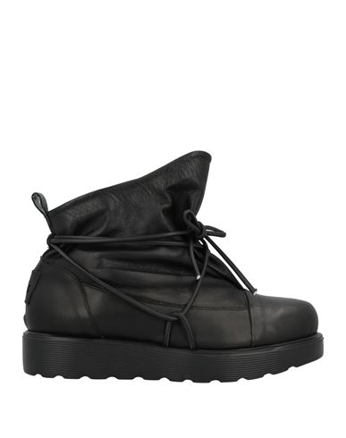 Woman Ankle boots Black Size 4 Leather
