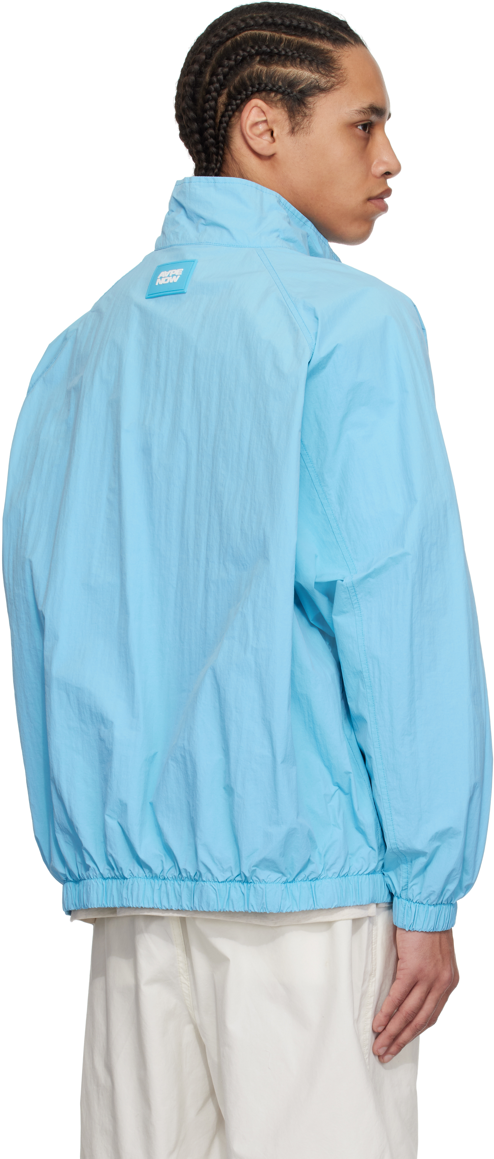 AAPE by A Bathing Ape Blue 'AAPE Now' Light Weight Jacket