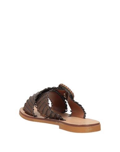Woman Sandals Bronze Size 9 Textile fibers