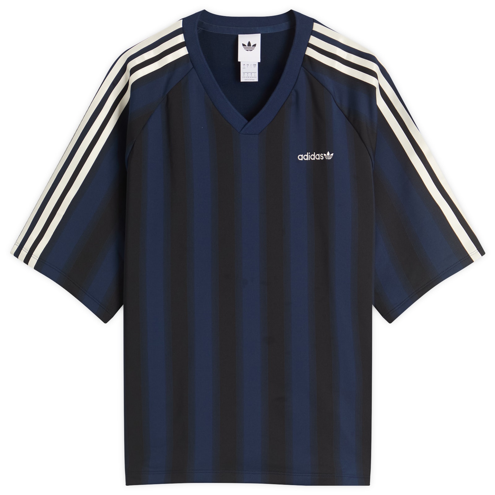 Women's Loose Linear T-Shirt Blue