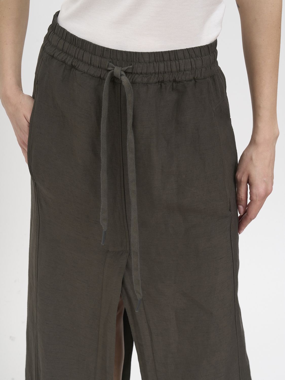 Skirt Woman color Brown
