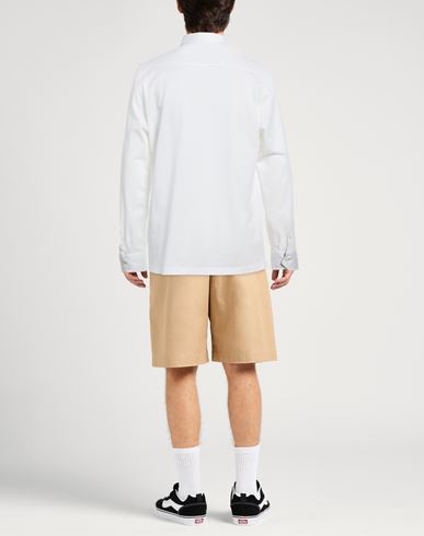 Man Shirt White Size L Cotton