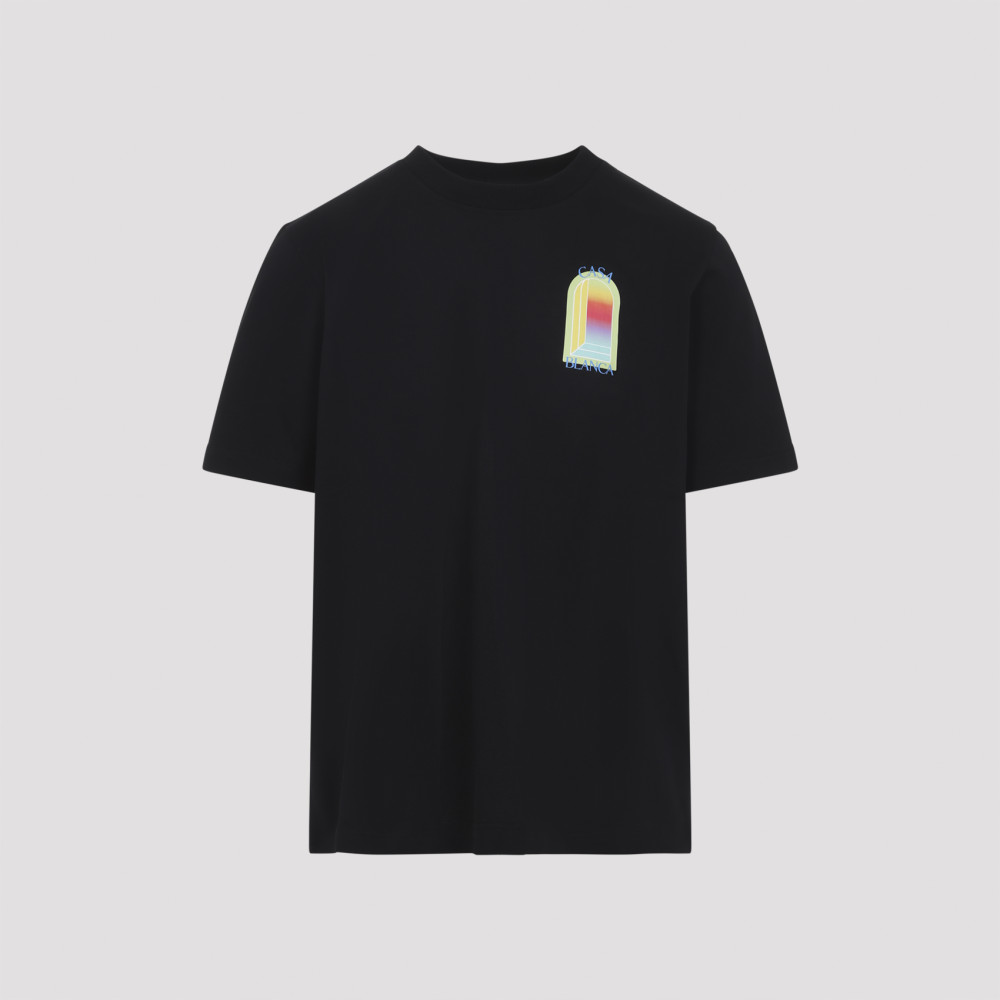 Casablanca - arche graphic print crew neck t shirt
