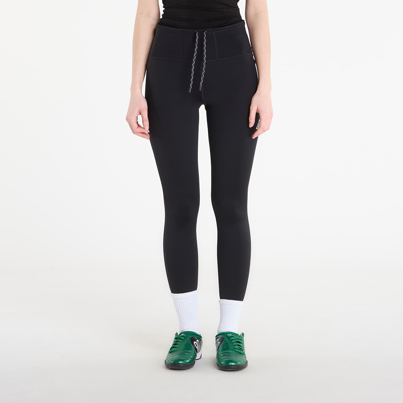 Pants Nike ACG Women's Dri-FIT High-Waisted 7/8 Trail Running Leggings Black/ Summit White