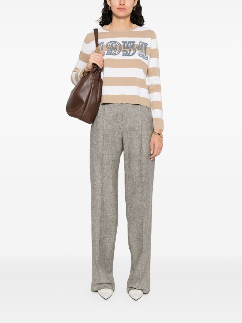 Viterbo Sand Virgin Wool Sweater