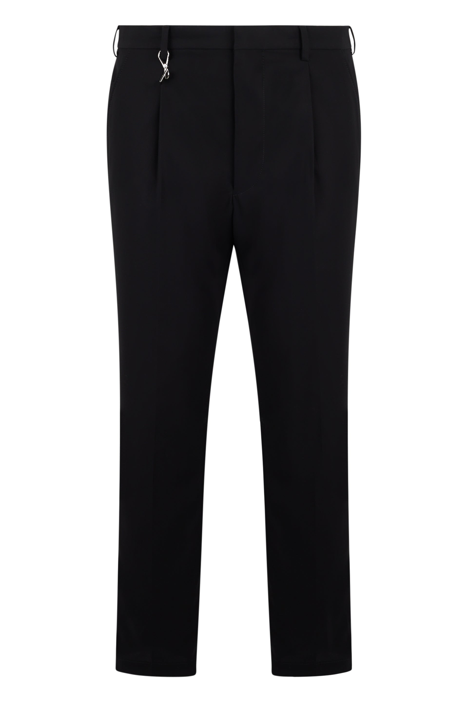 Classic-Cut Tailored Trousers - Regular Fit