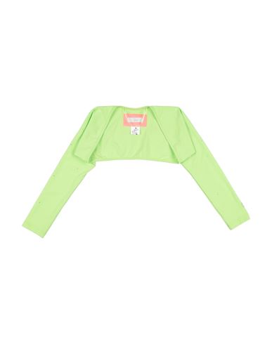 Kid Girl Wrap cardigans Lime green Size 14 Cotton, Elastane
