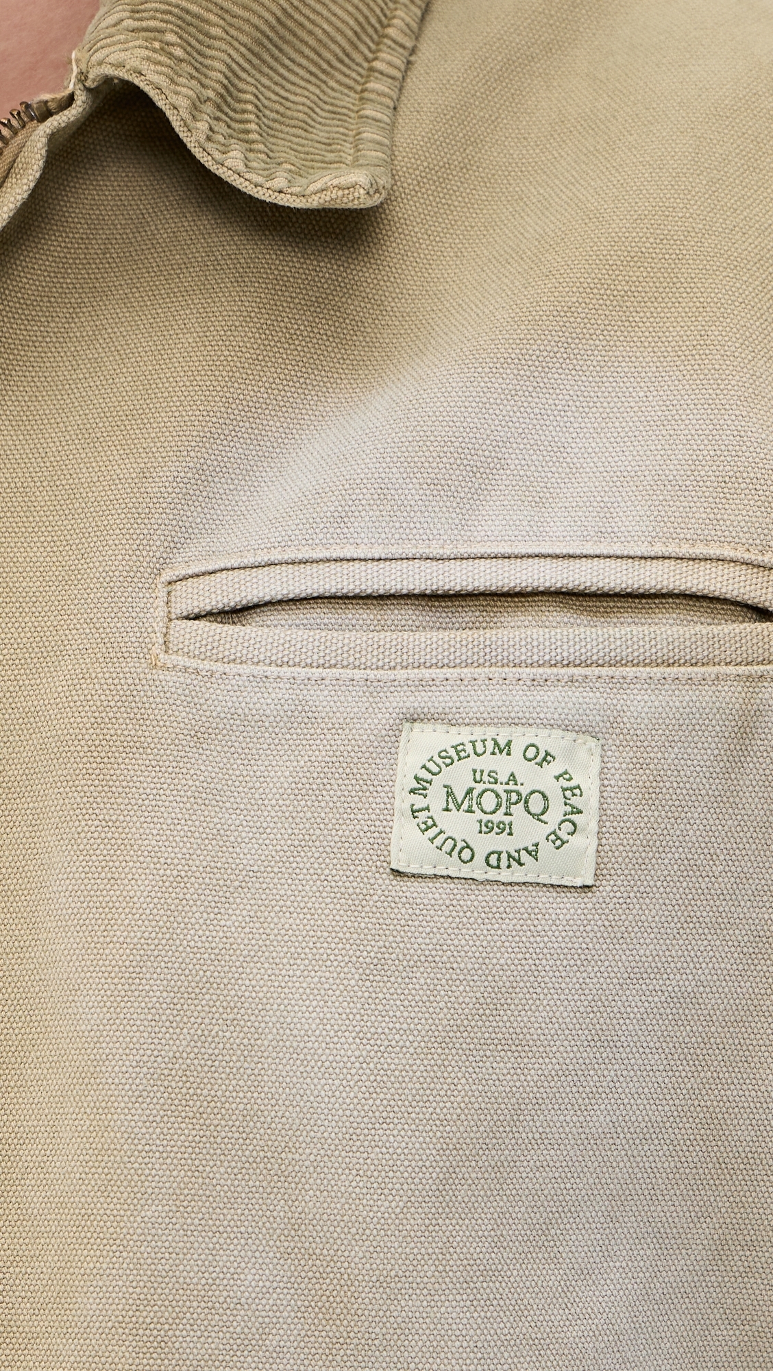 Utility Canvas Jacket Tan