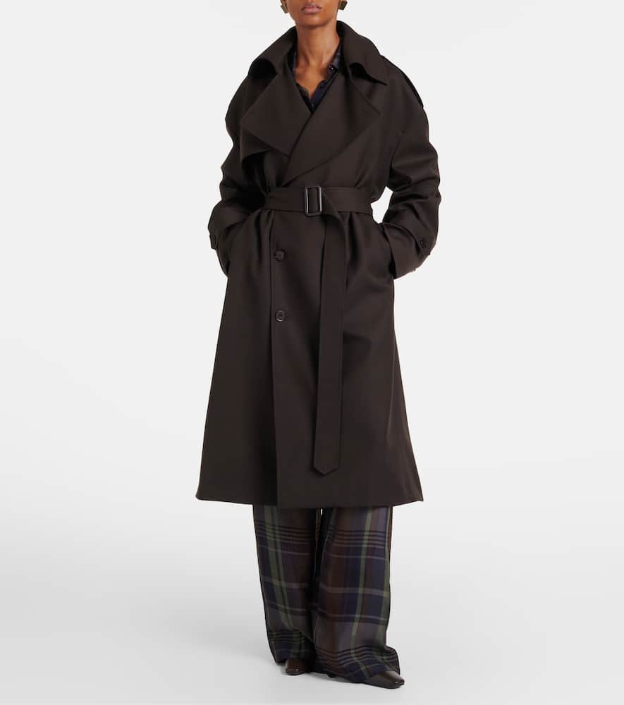 Dursley belted double-breasted trench coat