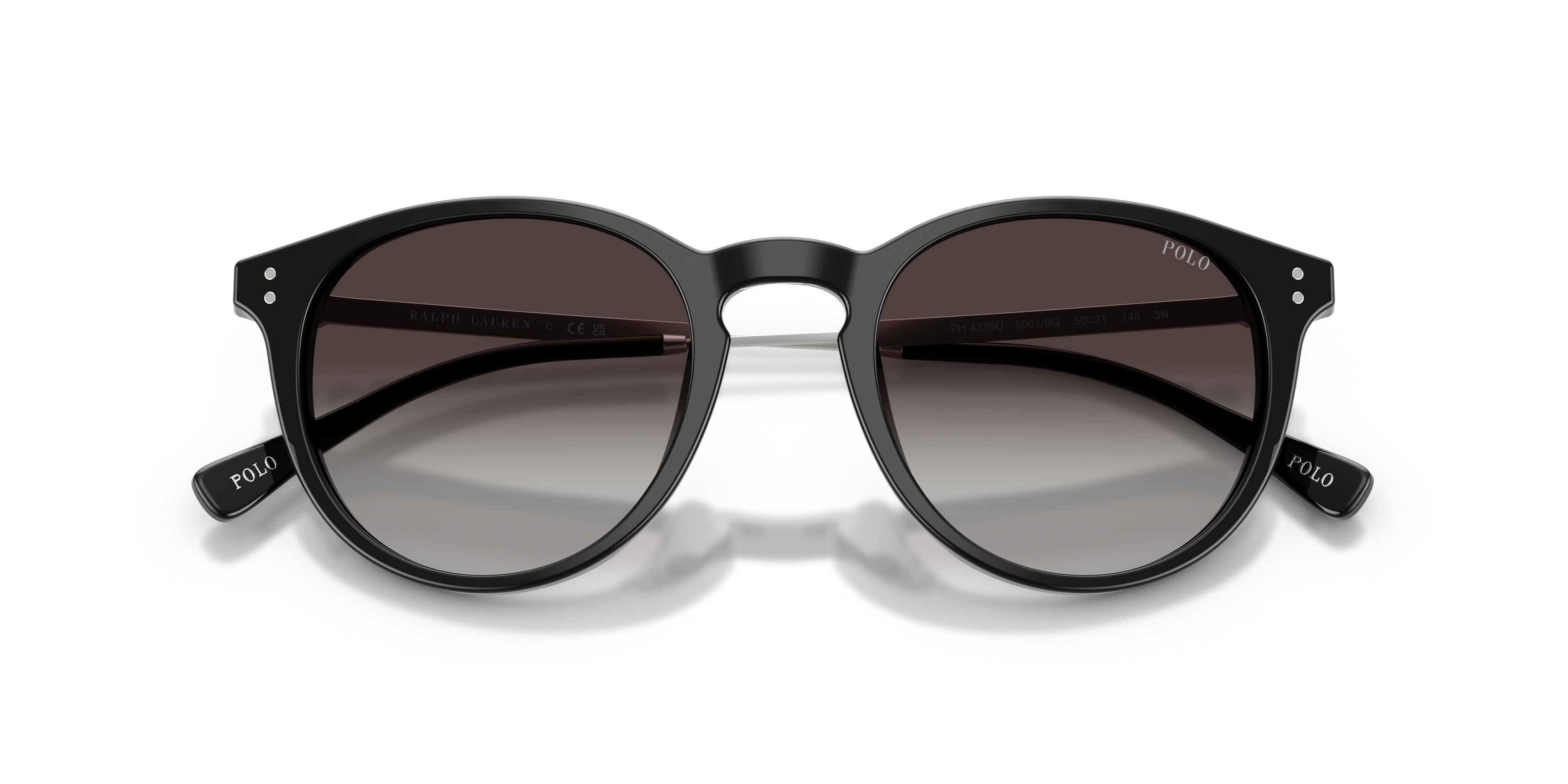 Polo Ralph Lauren Hombre Polo Ralph Lauren PH4239U 50018G Gafas de sol Acetato Negro Negro Pantos Normal Matizado