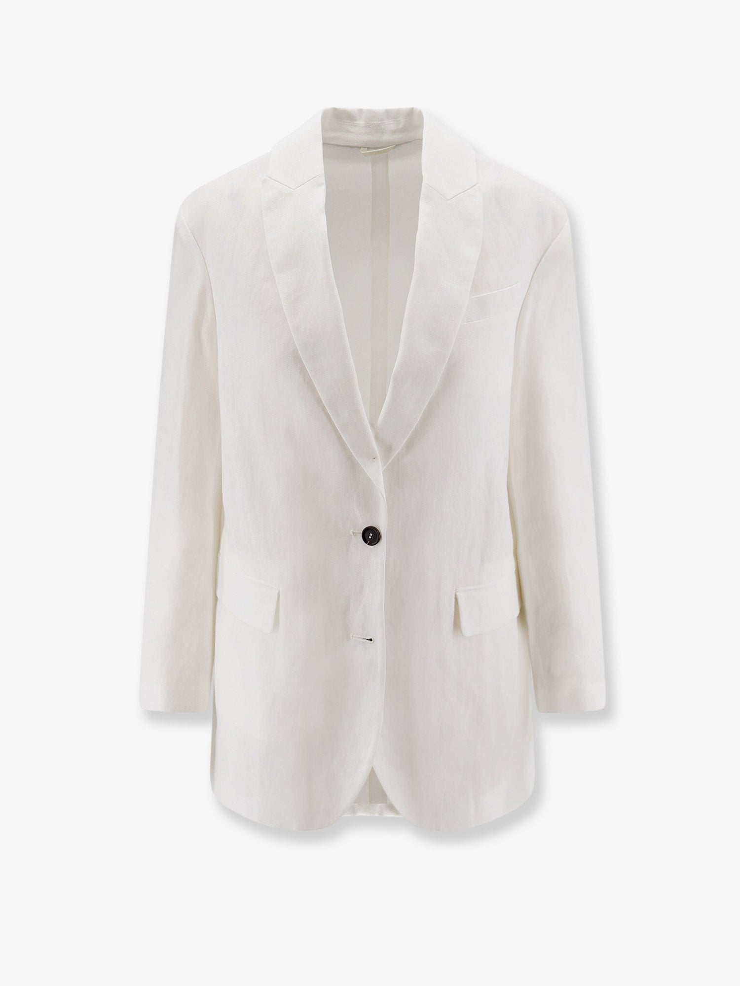 Cotton Blazer — White