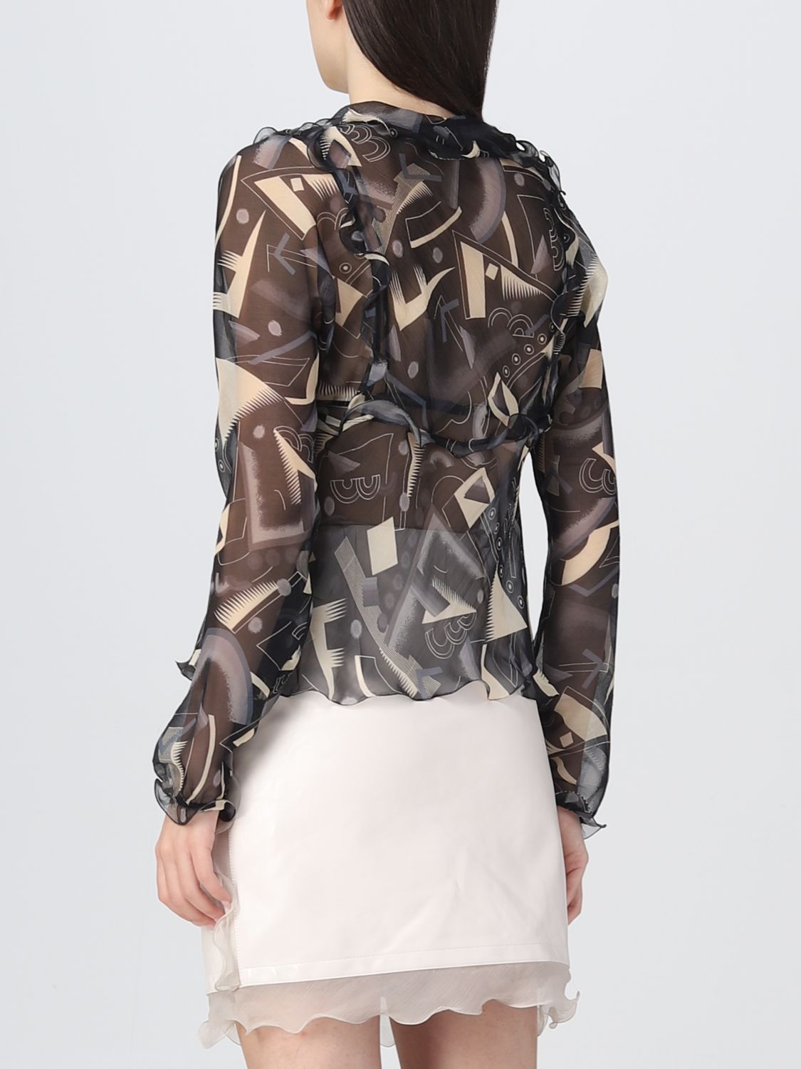 Top Woman color Black