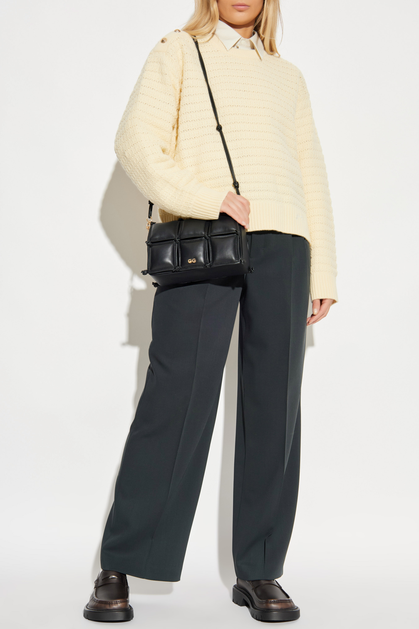 Wool Sweater, Women's, Cream
