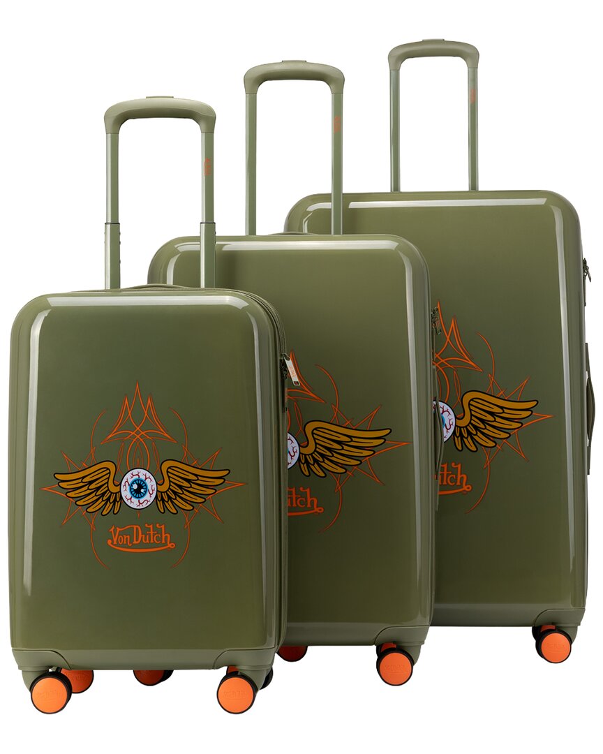 Eyeflight 3Pc Expandable Hardside Spinner Luggage Set