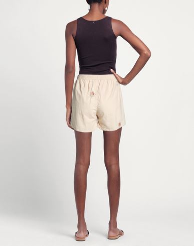 Woman Shorts & Bermuda Shorts Beige Size M Cotton