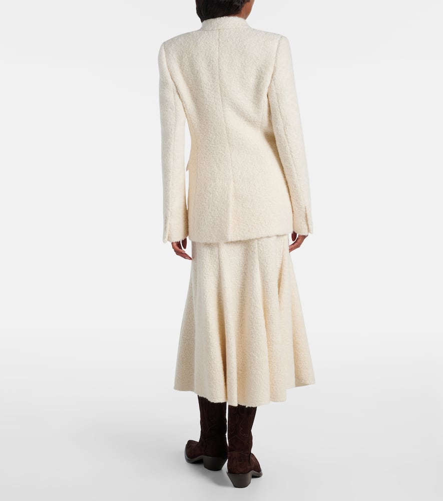 Stephanie cashmere and wool-blend blazer