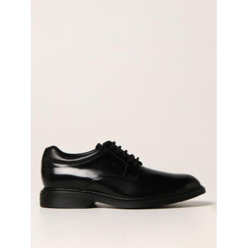 H576 derby in brushed leather