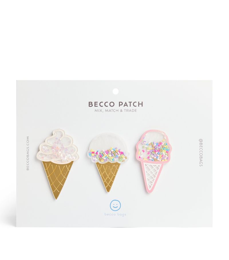 Ice Cream Cone Patch Set