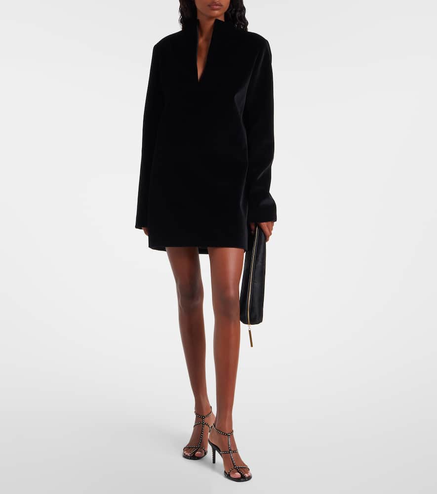 Aleena velvet minidress