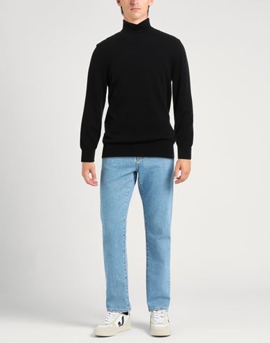 Man Turtleneck Black Size S Cashmere
